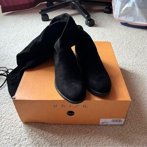 Unisa Black Over the Knee Boots